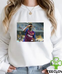 Kounde Wearing Dembele Shirt