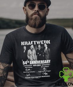 Kraftwerk 54th Anniversary 1970 2024 Thank You For The Memories T Shirt