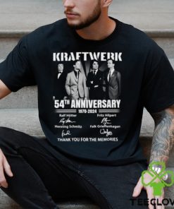 Kraftwerk 54th Anniversary 1970 2024 Thank You For The Memories T Shirt 3 Kraftwerk 54th Anniversary 1970 2024 Thank You For The Memories T Shirt