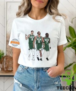 Kristaps Porzingis, Jayson Tatum And Jaylen Brown Big 3 Boston Celtics Shirts