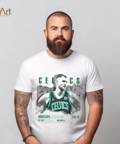 Kristaps Porzingis number 8 Boston Celtics basketball player paper poster hoodie, sweater, longsleeve, shirt v-neck, t-shirt