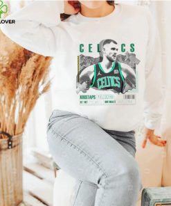 Kristaps Porzingis number 8 Boston Celtics basketball player paper poster hoodie, sweater, longsleeve, shirt v-neck, t-shirt