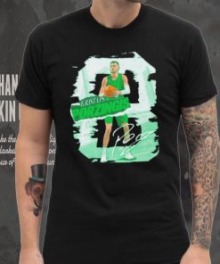 Kristaps Porzingis number 8 Boston Celtics basketball player pose rough hoodie, sweater, longsleeve, shirt v-neck, t-shirt