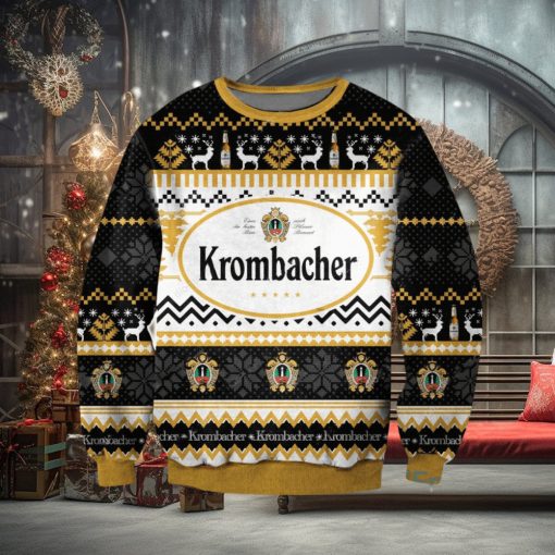 Krombacher 3D Ugly Christmas Sweater Christmas Gift