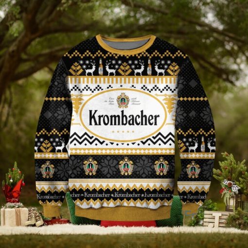 Krombacher 3D Ugly Christmas Sweater Christmas Gift