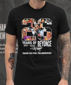 26 Years Of Beyonce Thank You For The Memories Renaissance 2023 World Tour T Shirt