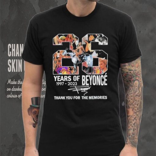 26 Years Of Beyonce Thank You For The Memories Renaissance 2023 World Tour T Shirt