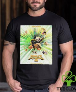 Kung Fu Panda 4 Characters Textless Poster Logo Two Sides T Shirt