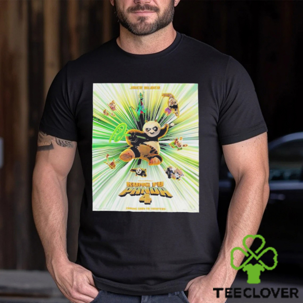 Kung Fu Panda 4 Characters Textless Poster Logo Two Sides T Shirt Kung Fu Panda 4 Characters Textless Poster Logo Two Sides T Shirt