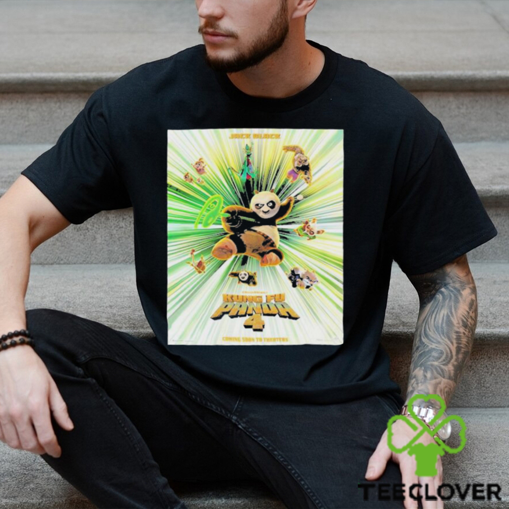 Kung Fu Panda 4 Characters Textless Poster Logo Two Sides T Shirt Kung Fu Panda 4 Characters Textless Poster Logo Two Sides T Shirt