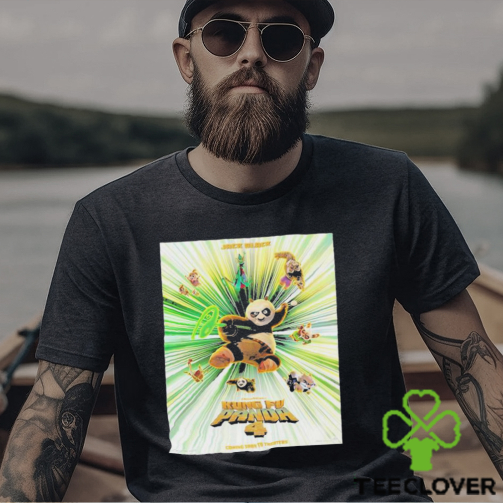 Kung Fu Panda 4 Characters Textless Poster Logo Two Sides T Shirt Kung Fu Panda 4 Characters Textless Poster Logo Two Sides T Shirt