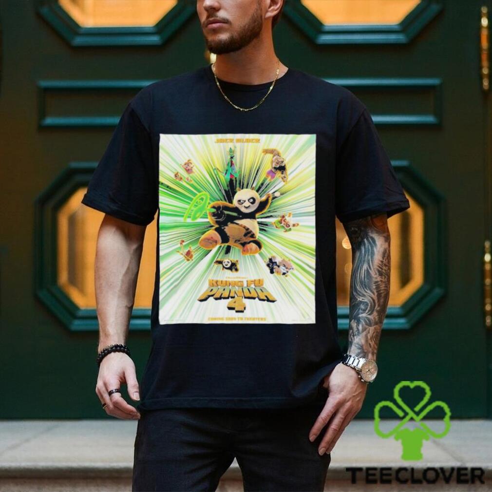 Kung Fu Panda 4 Characters Textless Poster Logo Two Sides T Shirt Kung Fu Panda 4 Characters Textless Poster Logo Two Sides T Shirt