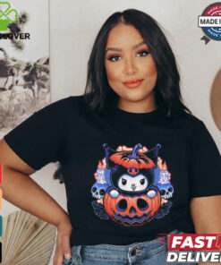 Kuromi in a jack o lantern cute little pumpkin Halloween shirt