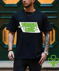 Kush fresh life green funny text shirt 1 Kush fresh life green funny text shirt