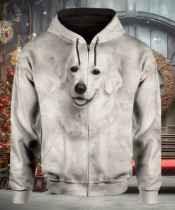 Kuvasz Cute Dog Face 3D Printed Hoodie