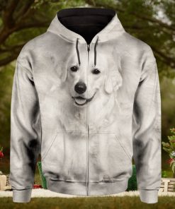 Kuvasz Cute Dog Face 3D Printed Hoodie