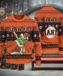 San Francisco Giants Grinch Christmas Ugly Sweater