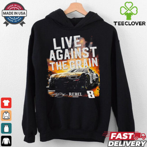 Kyle Busch Richard Childress Racing Team Collection Black #8 Rebel Live Against The Grain T Shirt