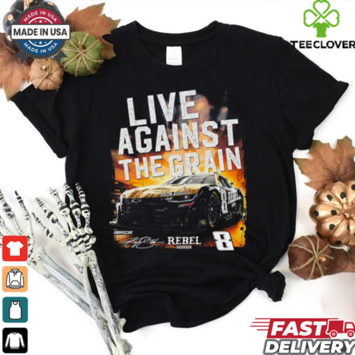 Kyle Busch Richard Childress Racing Team Collection Black #8 Rebel Live Against The Grain T Shirt