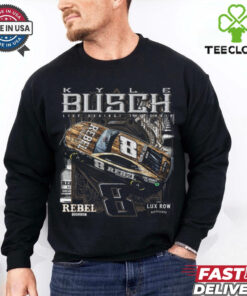 Kyle Busch Richard Childress Racing Team Collection Black #8 Rebel T Shirt
