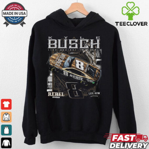 Kyle Busch Richard Childress Racing Team Collection Black #8 Rebel T Shirt