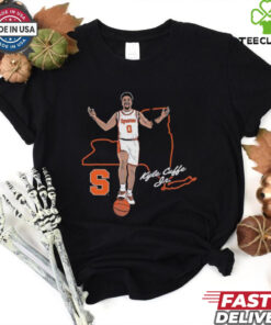 Kyle Cuffe Jr. Syracuse Men’s Basketball State map shirt