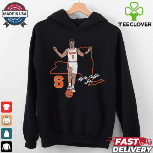 Kyle Cuffe Jr. Syracuse Men’s Basketball State map shirt