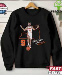 Kyle Cuffe Jr. Syracuse Men’s Basketball State map shirt
