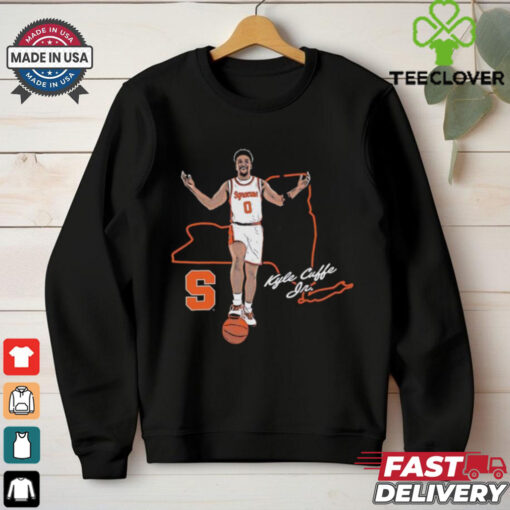 Kyle Cuffe Jr. Syracuse Men’s Basketball State map shirt