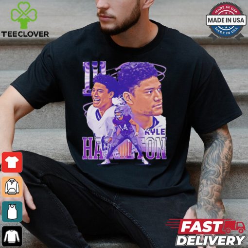 Kyle Hamilton Baltimore Ravens portrait vintage shirt