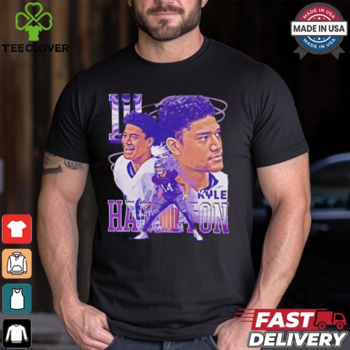 Kyle Hamilton Baltimore Ravens portrait vintage shirt