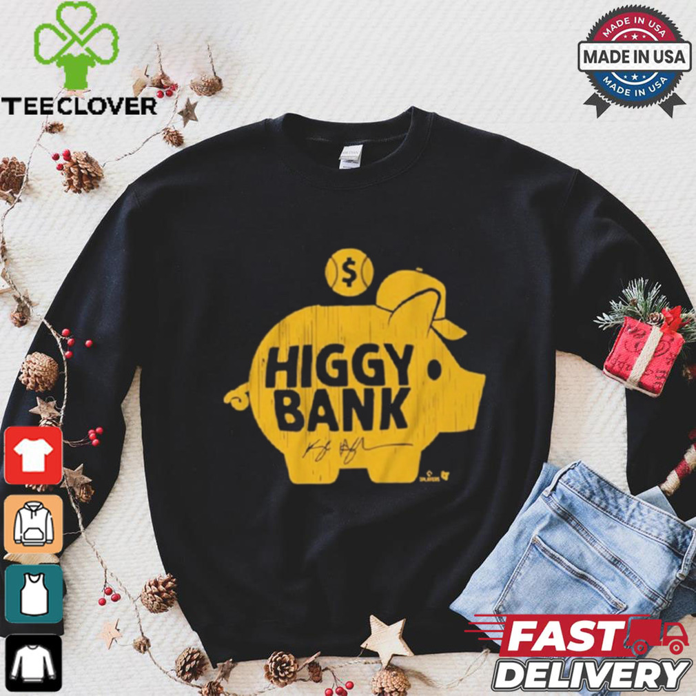Kyle Higashioka Higgy Bank Signature Shirt Kyle Higashioka Higgy Bank Signature Shirt