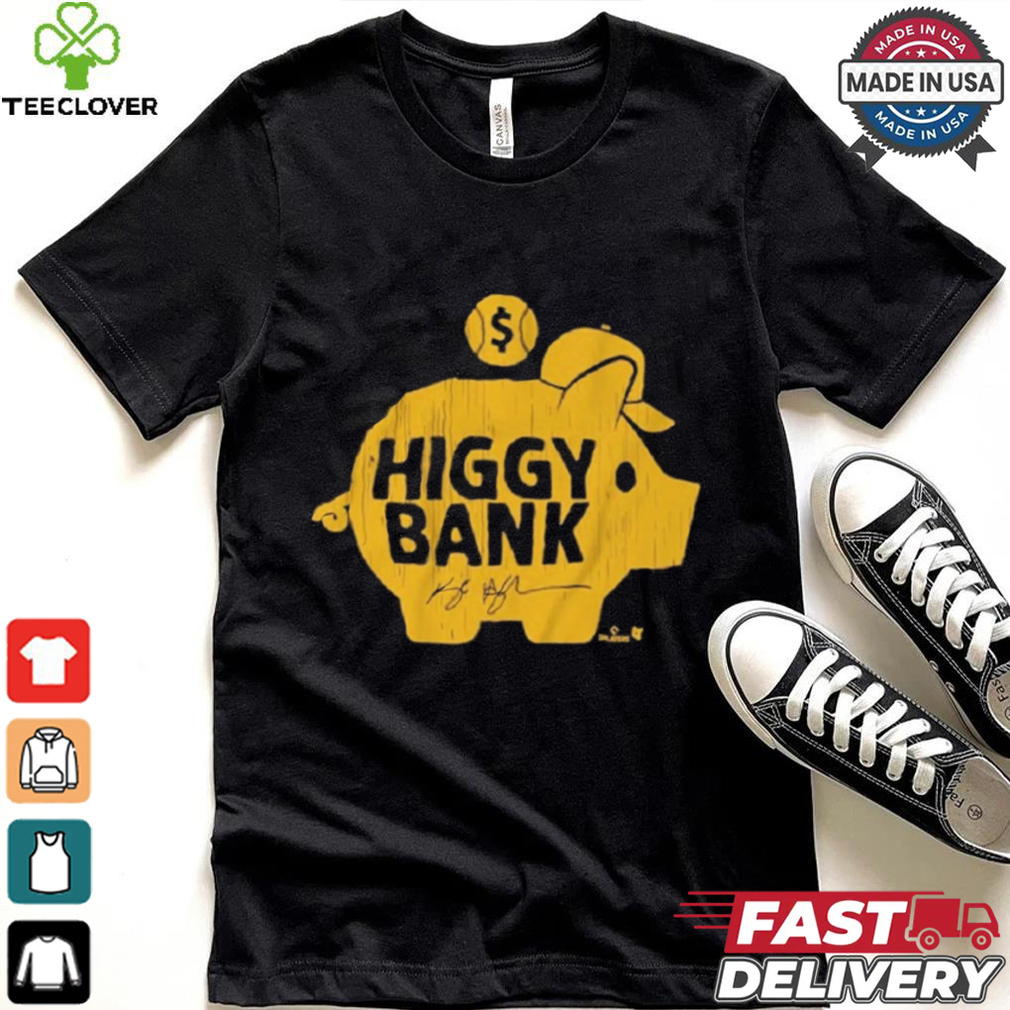 Kyle Higashioka Higgy Bank Signature Shirt Kyle Higashioka Higgy Bank Signature Shirt