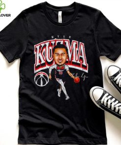 Kyle Kuzma Washington Wizards cartoon baseball shirt