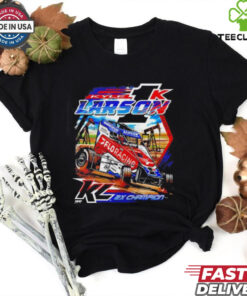 Kyle Larson 2025 Chili Bowl Pole Dash Two Sides shirt