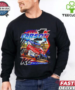 Kyle Larson 2025 Chili Bowl Pole Dash Two Sides shirt