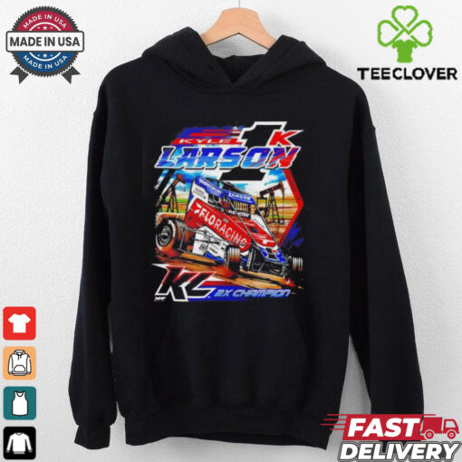 Kyle Larson 2025 Chili Bowl Pole Dash Two Sides shirt