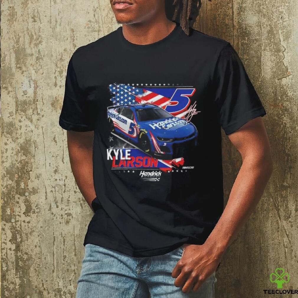 Kyle Larson #5 Patriotic HendrickCars.com T shirt Kyle Larson #5 Patriotic HendrickCars.com T shirt