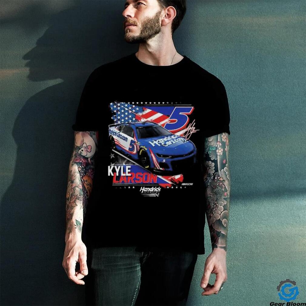 Kyle Larson #5 Patriotic HendrickCars.com T shirt Kyle Larson #5 Patriotic HendrickCars.com T shirt