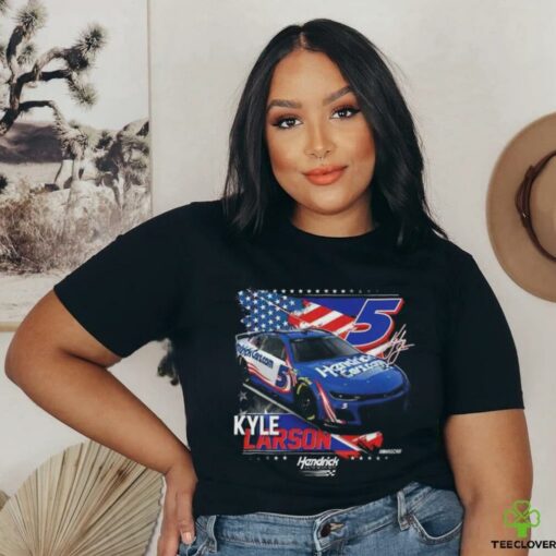 Kyle Larson #5 Patriotic HendrickCars.com T shirt