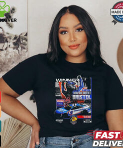 Kyle Larson Checkered Flag Sports 2024 Bass Pro Shops Night Race Winner T shirt