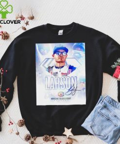 Kyle Larson Nascar 75 greatest drivers signature poster shirt 4 Kyle Larson Nascar 75 greatest drivers signature poster shirt