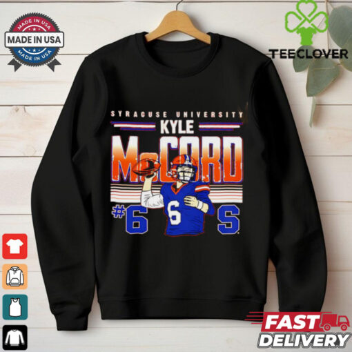 Kyle McCord Syracuse Orange caricature shirt