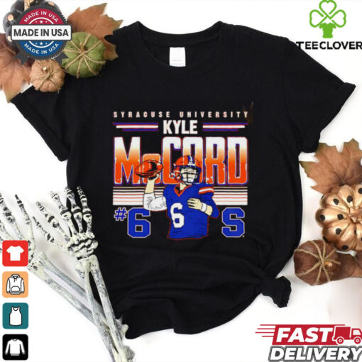 Kyle McCord Syracuse Orange caricature shirt
