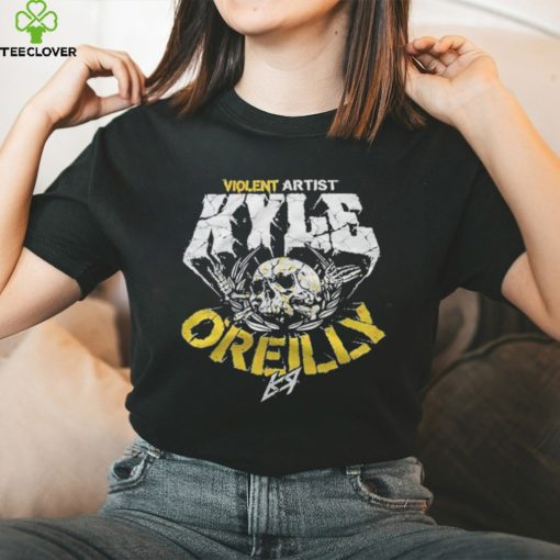 Kyle O'Reilly Violent Artist skull T hoodie, sweater, longsleeve, shirt v-neck, t-shirt t hoodie, sweater, longsleeve, shirt v-neck, t-shirt