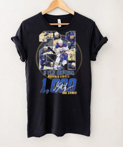 Kyle Okposo Buffalo Sabres 1,000 NHL Games Signatures Shirt