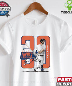 Kyle Tucker 30 Houston Astros Baseball MLB players signature shirt