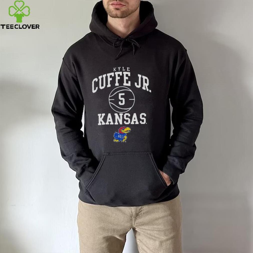 Kyle cuffe jr Kansas jayhawks basketball shirt