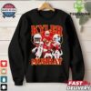 It’s The Most Wonderful Time Of The Years Peanuts Characters X Pittsburgh Steelers Merry Christmas Shirt