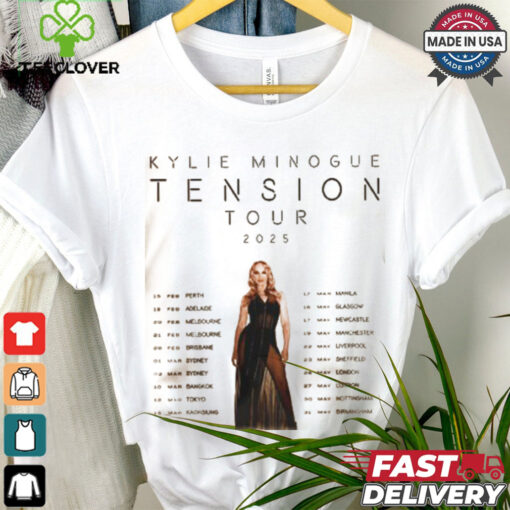 Kylie Minogue Tension Tour 2025 Hoodie T Shirt